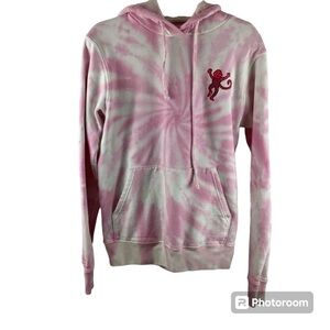 Roller Rabbit Pink Tie Dye Pullover Hoodie Size XS